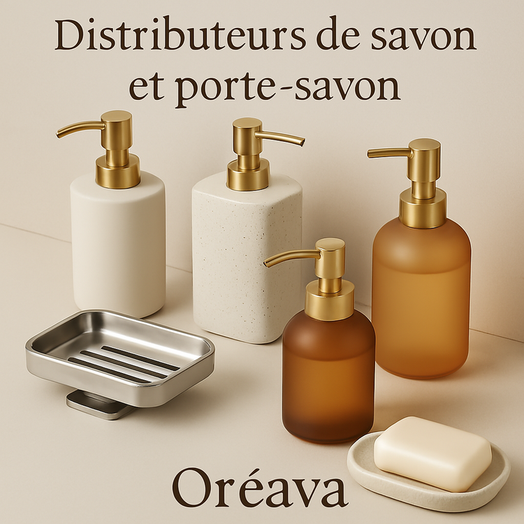 Distributeurs de savon et porte-savon