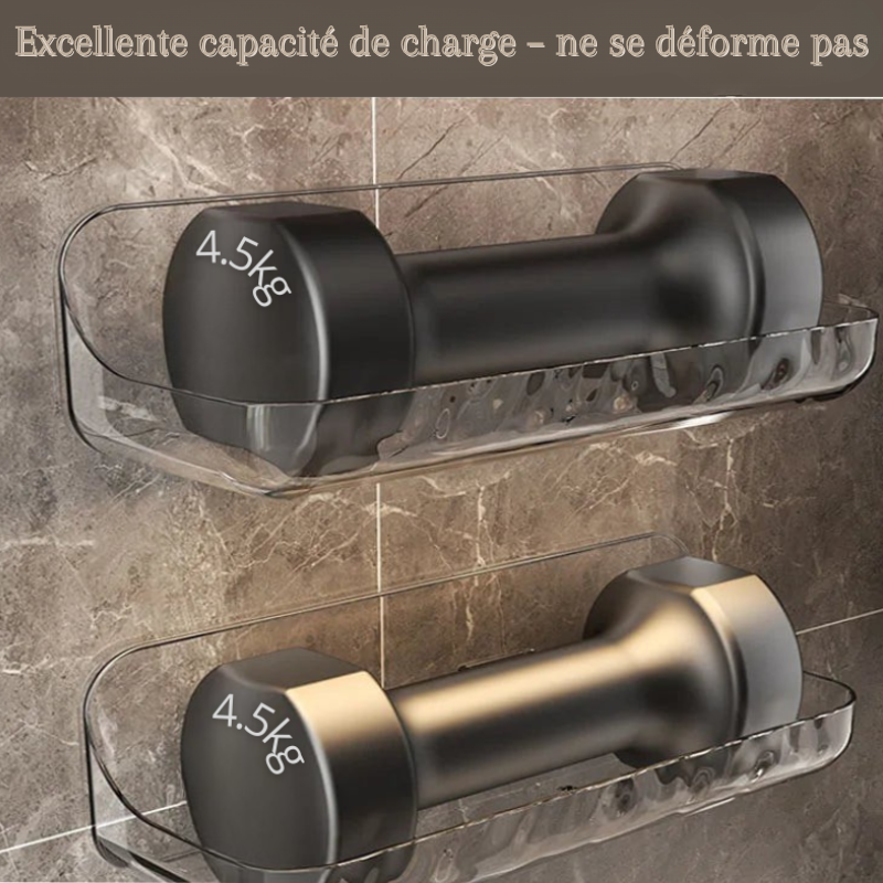 Étagère murale acrylique – Sans perçage, transparente et élégante