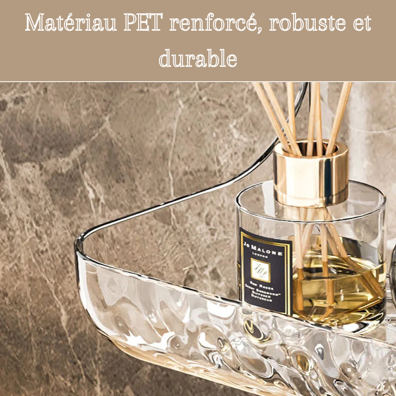 Étagère murale acrylique – Sans perçage, transparente et élégante
