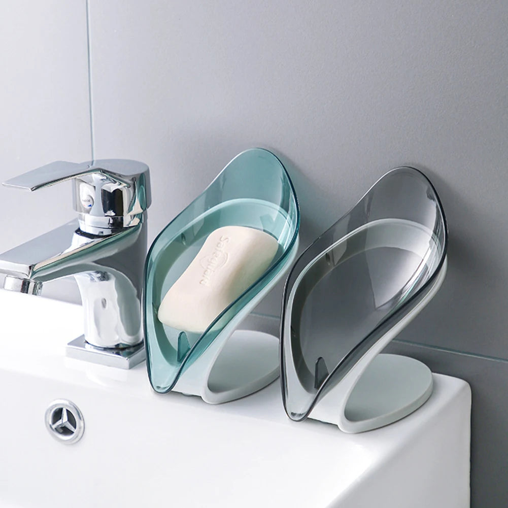 Porte-savon feuille mural – Design naturel & drainant