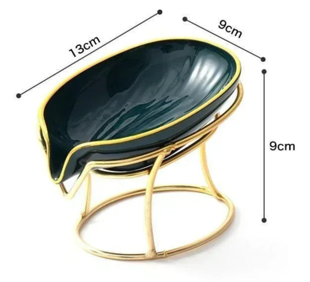 Porte-Savon Feuille Oréava – Design Élégant avec Auto-Drainage