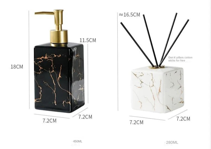 Distributeur Luxe Marbré