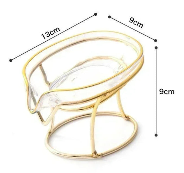 Porte-Savon Feuille Oréava – Design Élégant avec Auto-Drainage