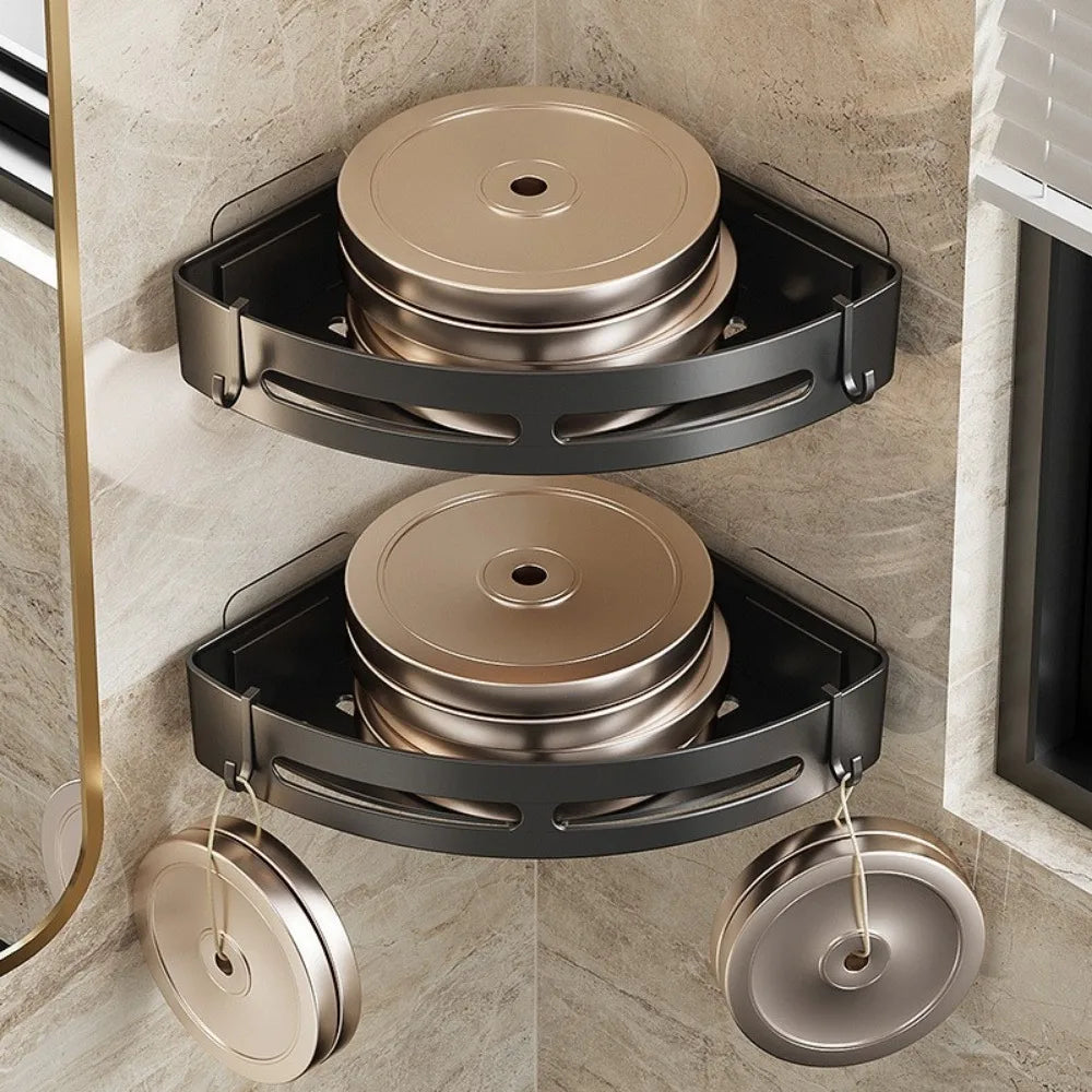 Étagères de Douche Sans Perçage – Lot de 1 à 3 Supports Muraux