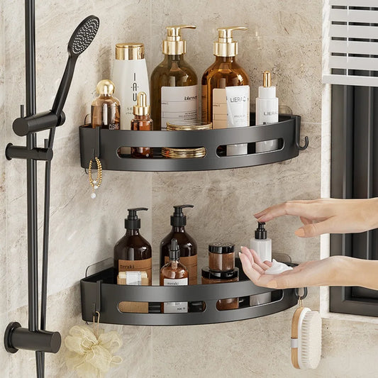 Étagères de Douche Sans Perçage – Lot de 1 à 3 Supports Muraux