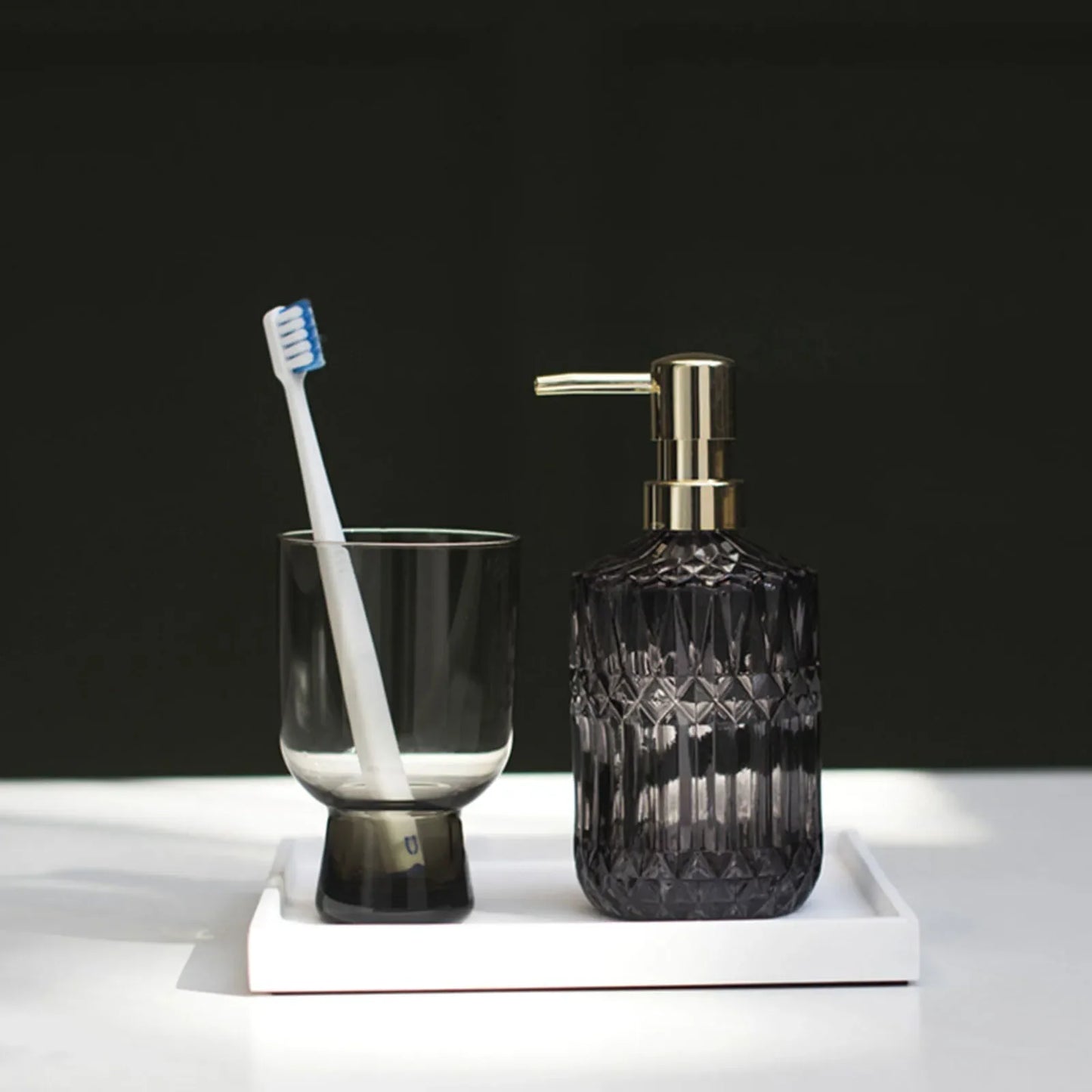Flacon Distributeur Oréava | Verre Transparent & Pompe Design