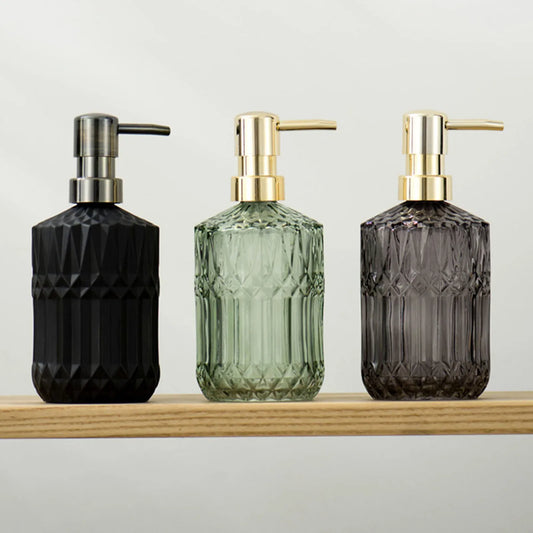 Flacon Distributeur Oréava | Verre Transparent & Pompe Design