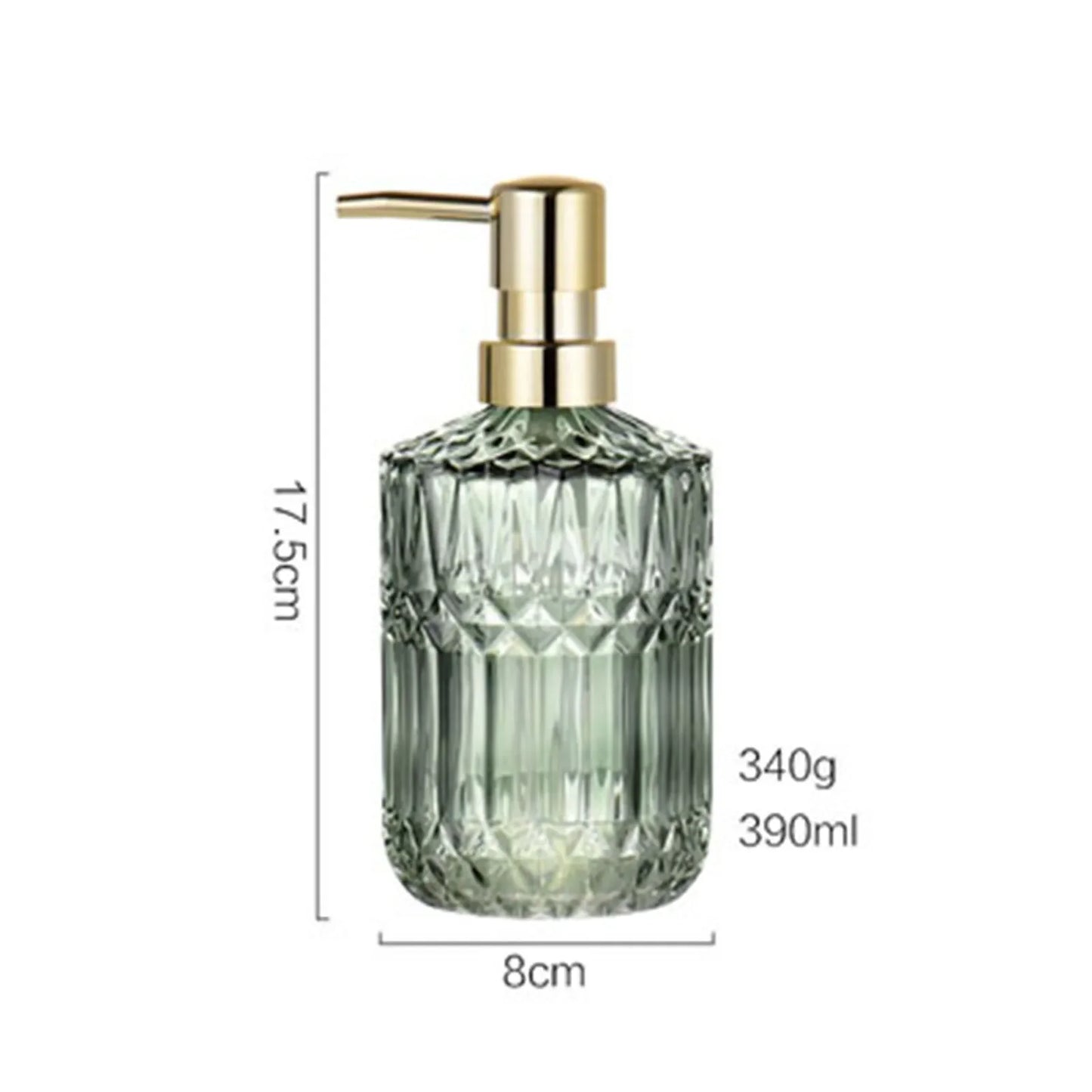 Flacon Distributeur Oréava | Verre Transparent & Pompe Design