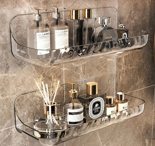 Étagère murale acrylique – Sans perçage, transparente et élégante